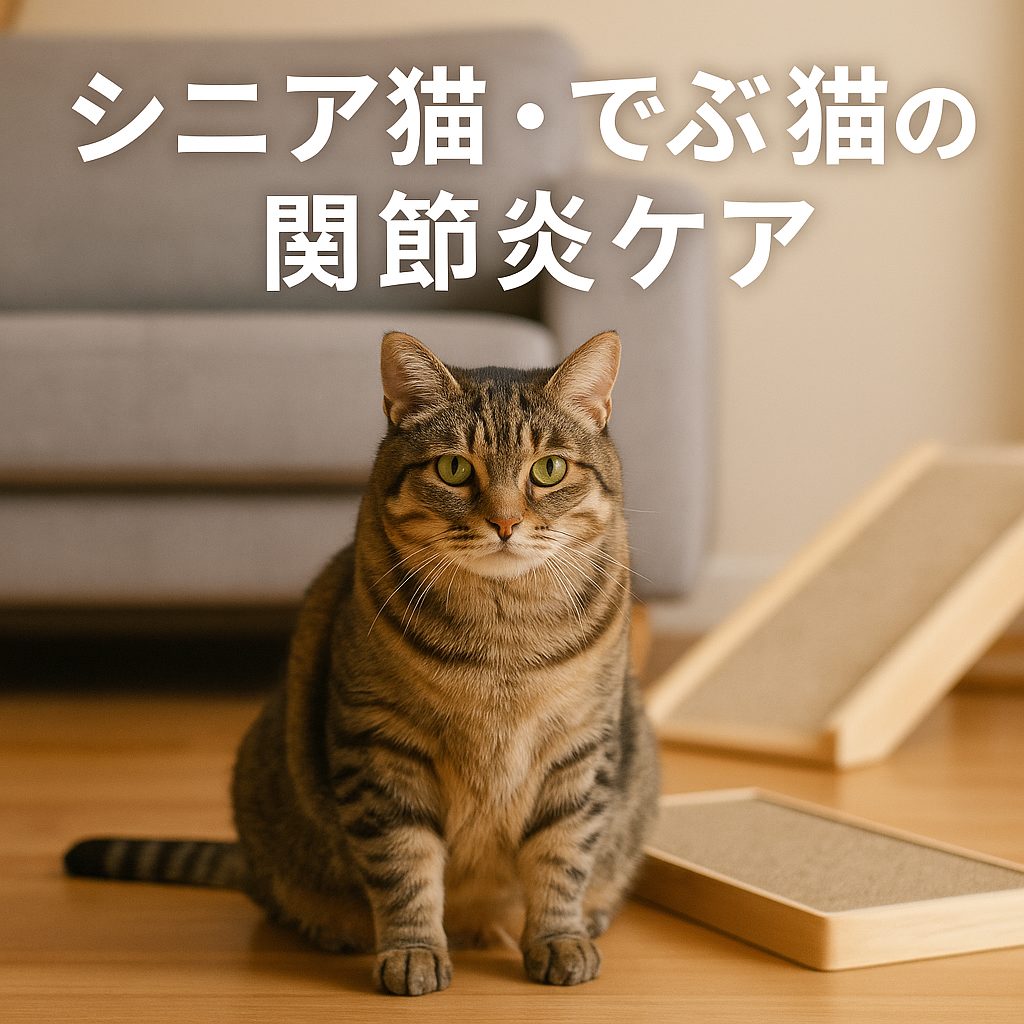 猫の関節炎と快適生活の工夫