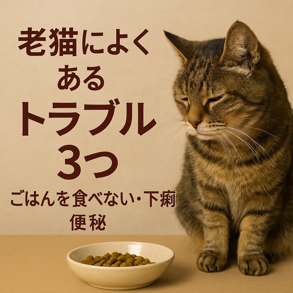 老猫の食欲不振・下痢・便秘の原因と対処法まとめ