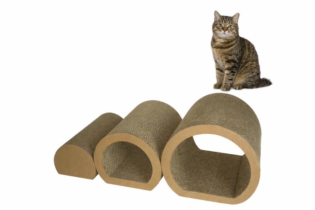 猫が使いやすい形状の爪とぎアイテムのイメージ